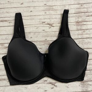 Wacoal 36DDD Bra Black Basic Beauty Spacer Underwire T Shirt 853192 Back Closure